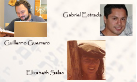 hosts con Elizabeth y Gabo