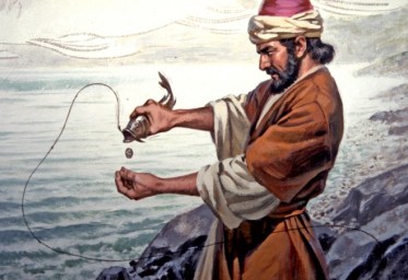 peter-catches-fish-with-coin-658x452
