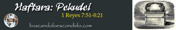 23. Haftara Pekudei 1 Reyes 7-51 a 8-21 Profetas_Los Libros Sellados