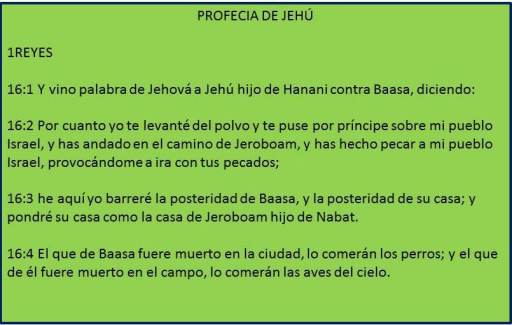 Profecía Jehú