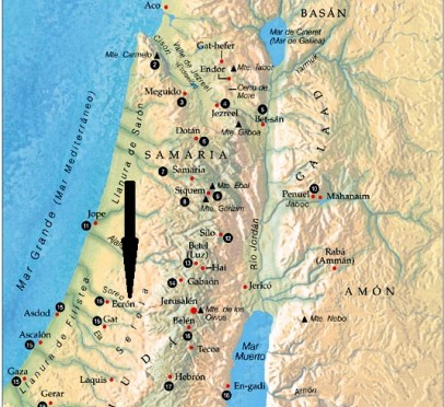 36489 002-4 BIBLE MAP